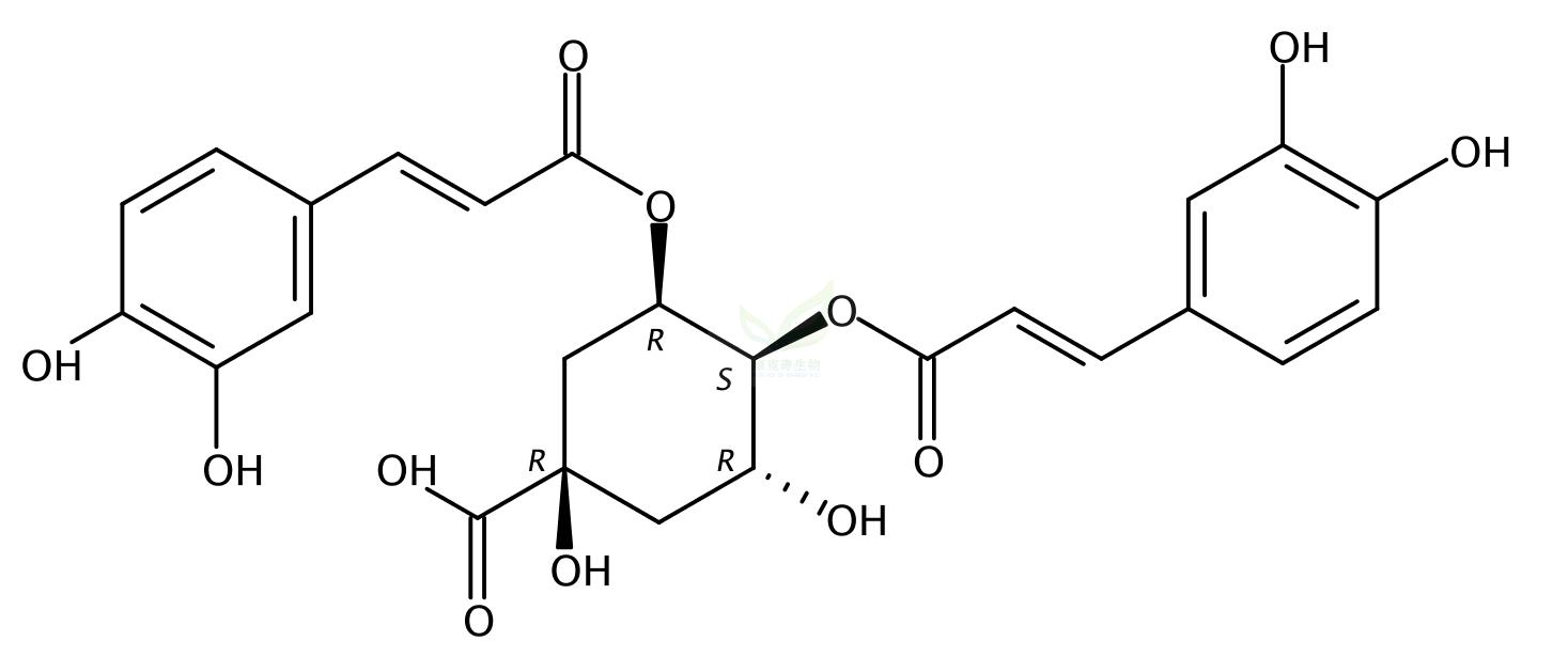 异绿原酸C/4，5-二咖啡酰奎宁酸/4,5-二-O-咖啡酰奎宁酸/(1R,3R,4S,5R)-3,4-二((3-(3,4-4-二羟苯基)丙烯酰)氧基)-1,5-二羟环己烯甲酸